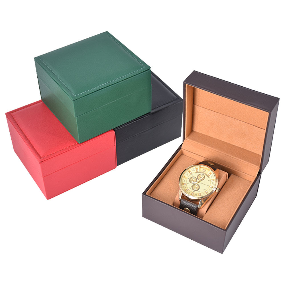 4 1/2’*4 3/8’’*3’’ Brown Single Watch Boxes
