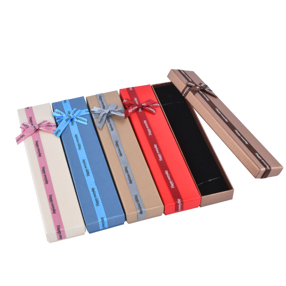12PCS B1582-X8 Fashion Bow Tie Bracelet Boxes With 6 Colors