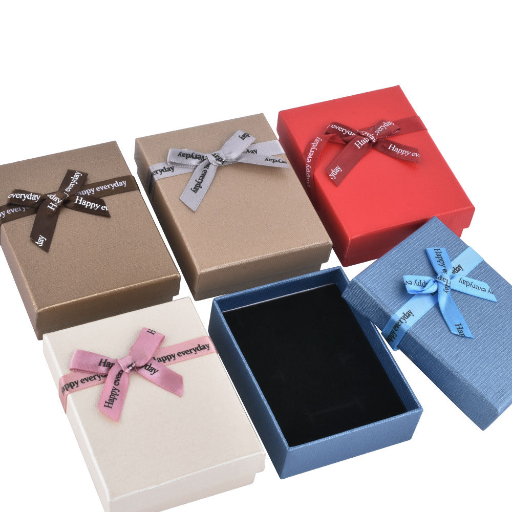 12PCS B1534-X8 Fashion Bow Tie Bracelet Boxes With 6 Colors
