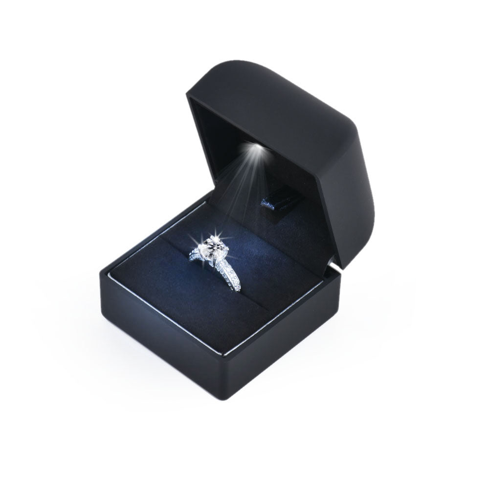 12 PCS New Design Black Led Light Ring Box