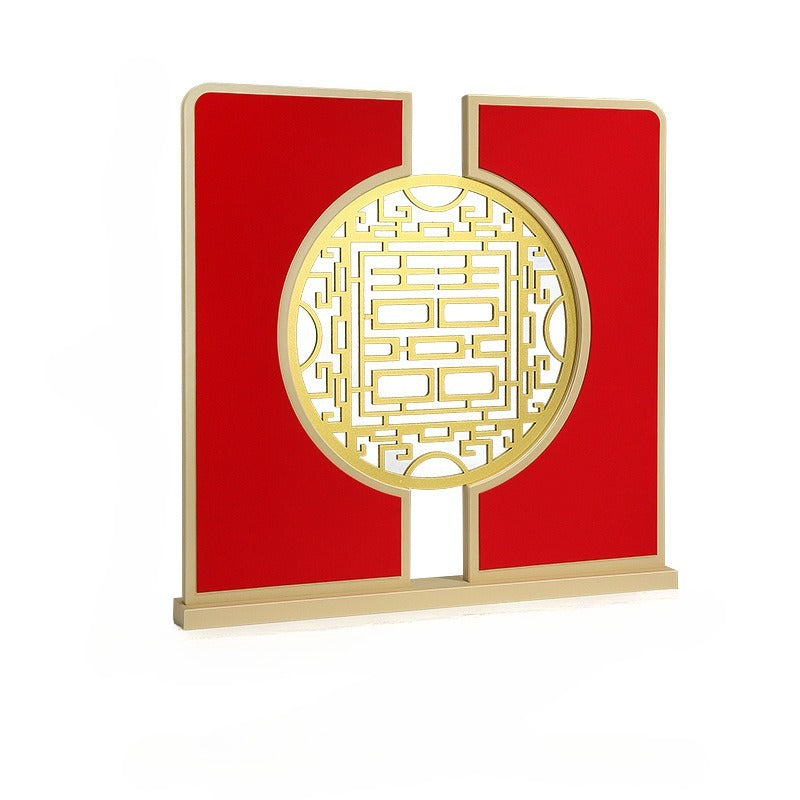 Red Jewelry Display Stand for Gold & Jewelry, Window Showcase Organizer