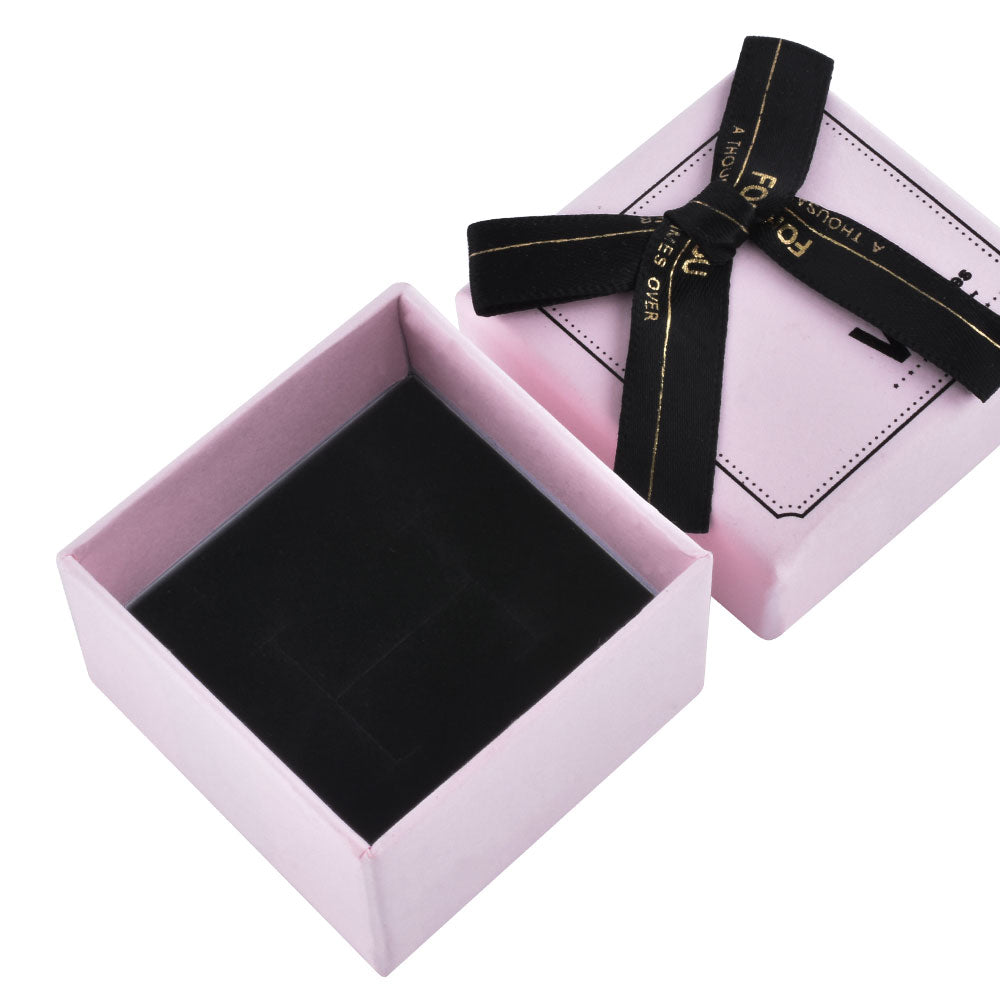 24 PCS B1522-X7 Fashion 6 Colors Ring Boxes with Ribbon
