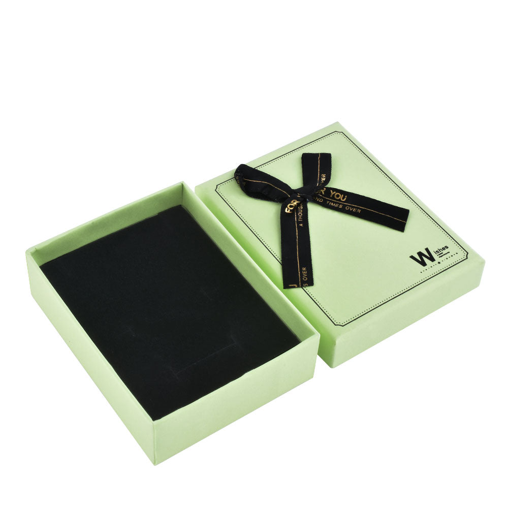12 PCS B1534-X7 Fashion 6 Colors Pendant Earring Necklace Boxes with Ribbon
