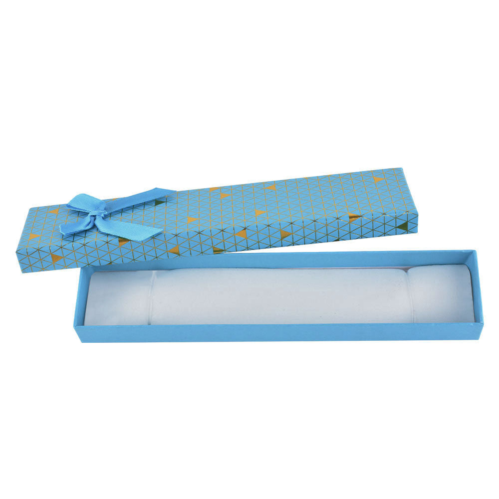 12 PCS B1582-X1 Fashion Cardboard 6 Color Bracelet Jewelry Box With Bow Tie