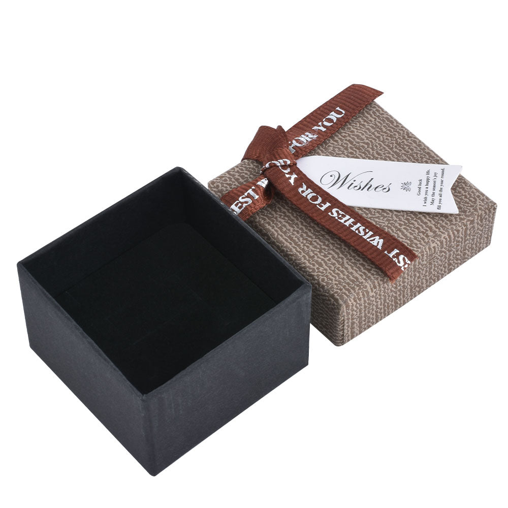 24 PCS B1522-X5 Cardboard Fashion Ring Boxes With 6 Colors