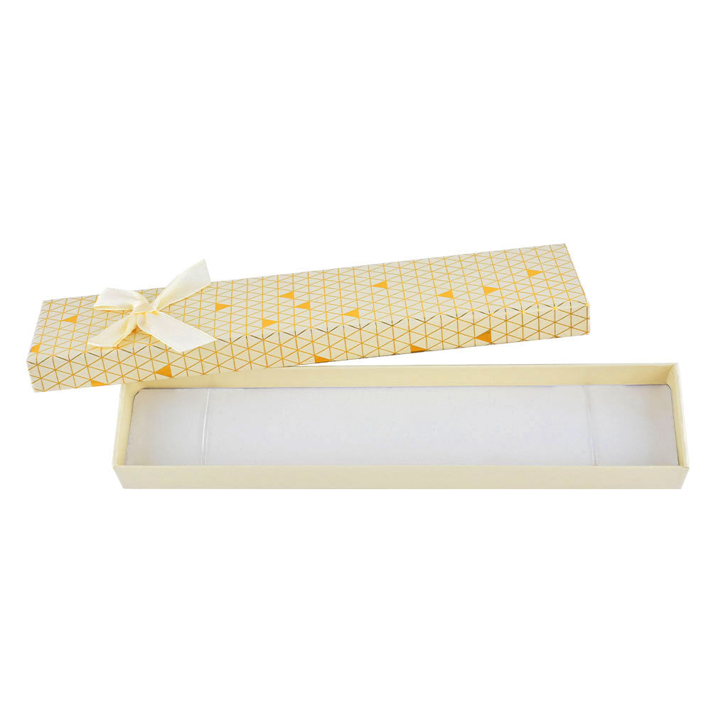12 PCS B1582-X1 Fashion Cardboard 6 Color Bracelet Jewelry Box With Bow Tie