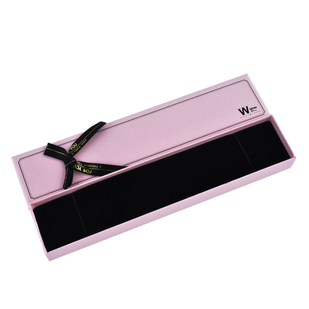 12 PCS B1582-X7 Fashion 6 Colors Necklace Boxes with Ribbon