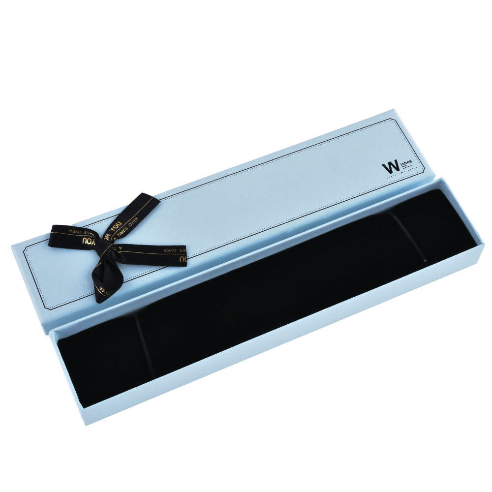 12 PCS B1582-X7 Fashion 6 Colors Necklace Boxes with Ribbon