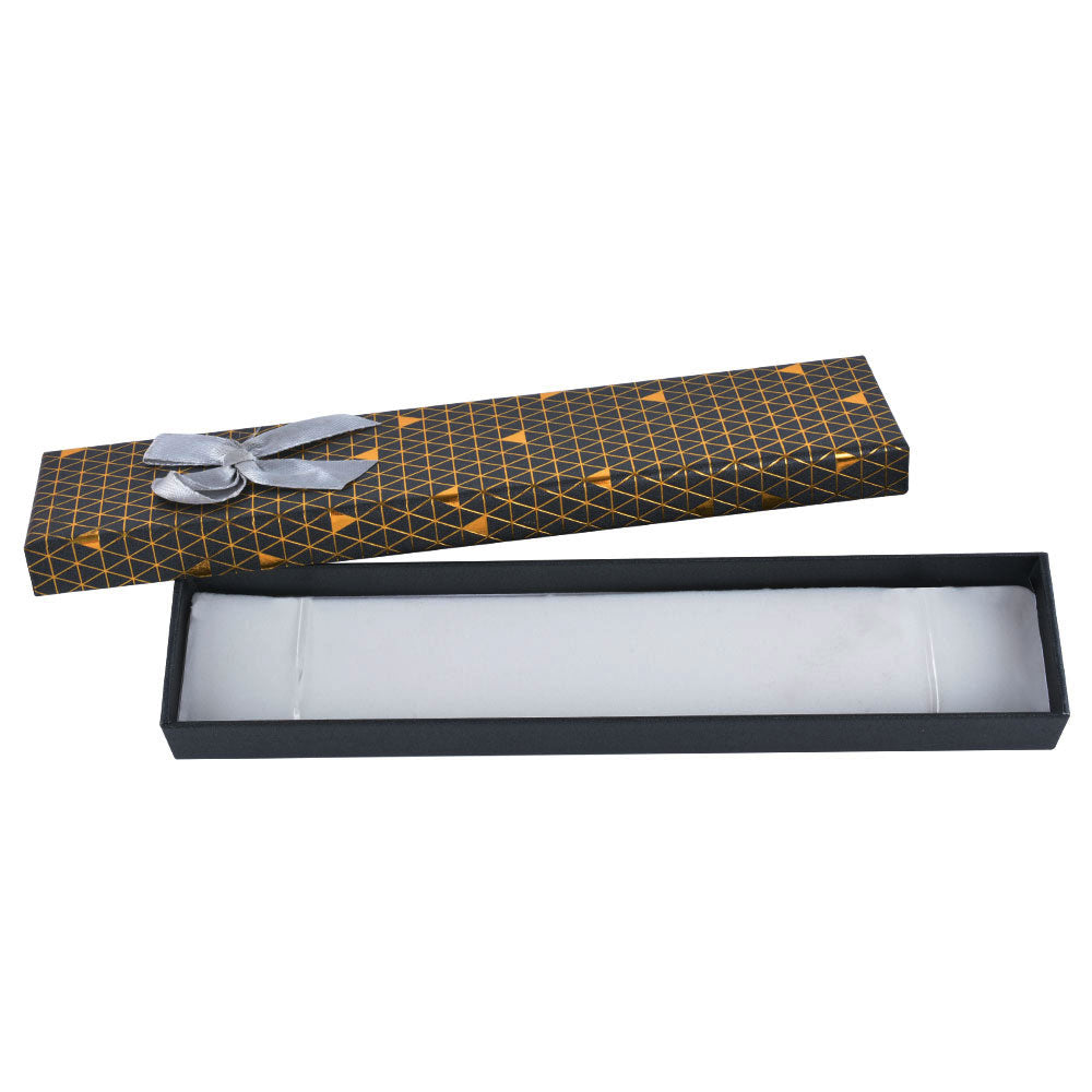 12 PCS B1582-X1 Fashion Cardboard 6 Color Bracelet Jewelry Box With Bow Tie