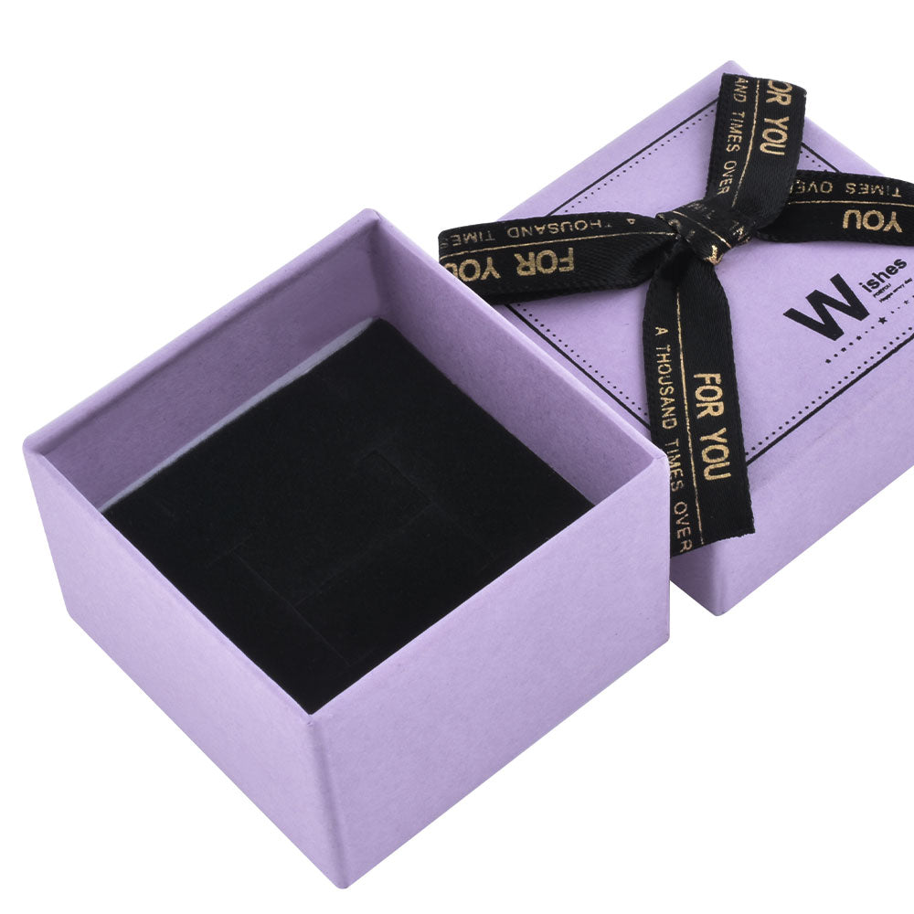 24 PCS B1522-X7 Fashion 6 Colors Ring Boxes with Ribbon