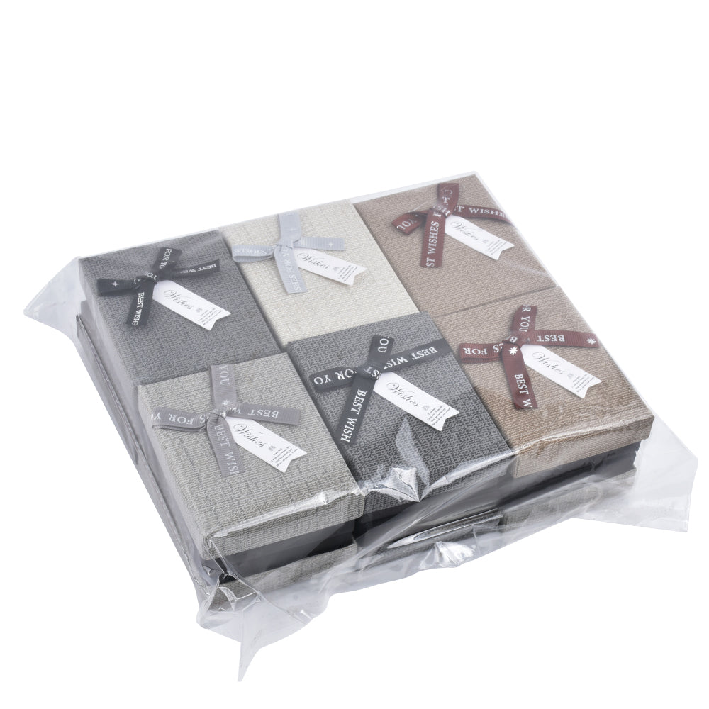 12 PCS B1534-X5 Fashion Cardboard Pendant Boxes With 6 Colors