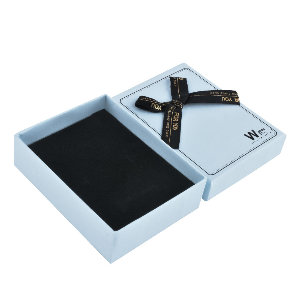 12 PCS B1534-X7 Fashion 6 Colors Pendant Earring Necklace Boxes with Ribbon