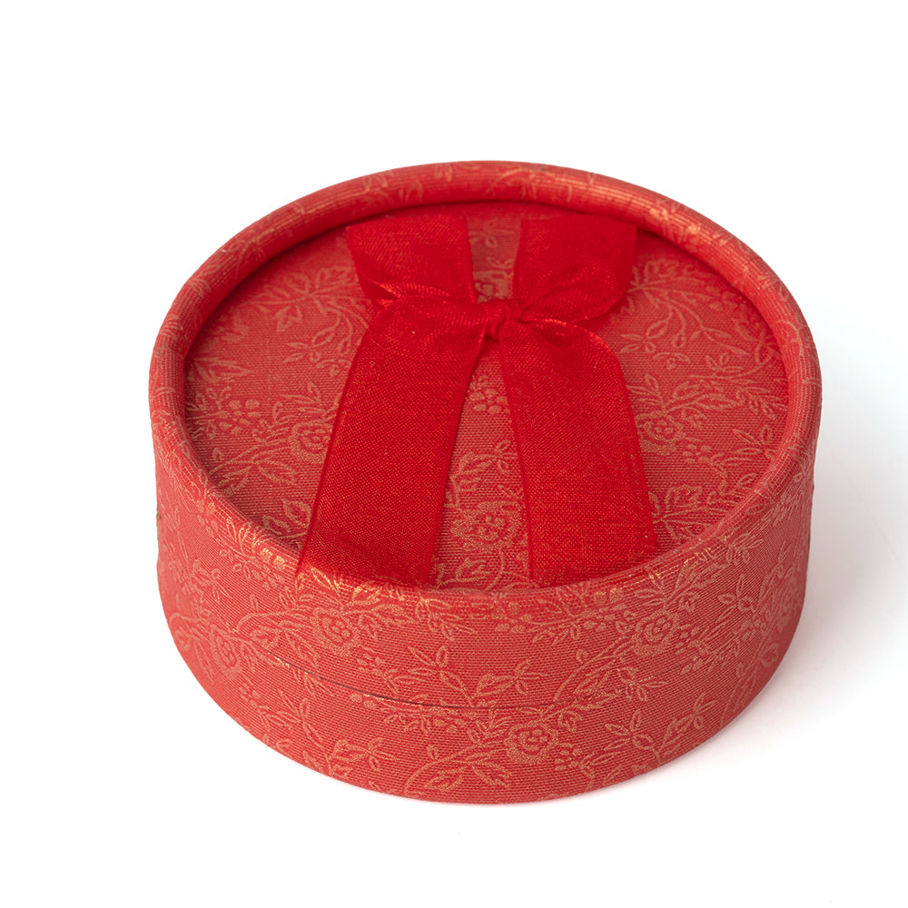 12PCS Round Gold Fashion Jewelry Boxes