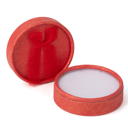 12PCS Round Gold Fashion Jewelry Boxes