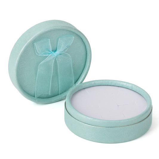 Roun Blue Jewelry Boxes,Cardboard Necklace boxes,jewelry set boxes,ring boxes