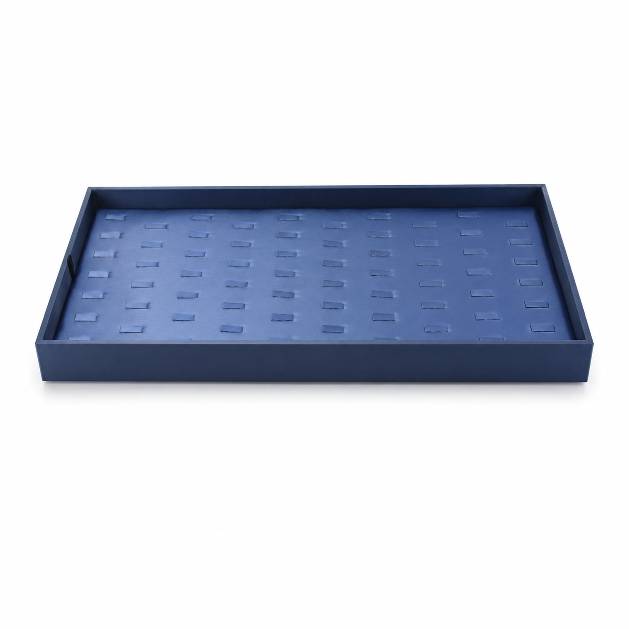 Blue 65-Position Ring Tray – 19.02 in Jewelry Display | Jeweller Buy