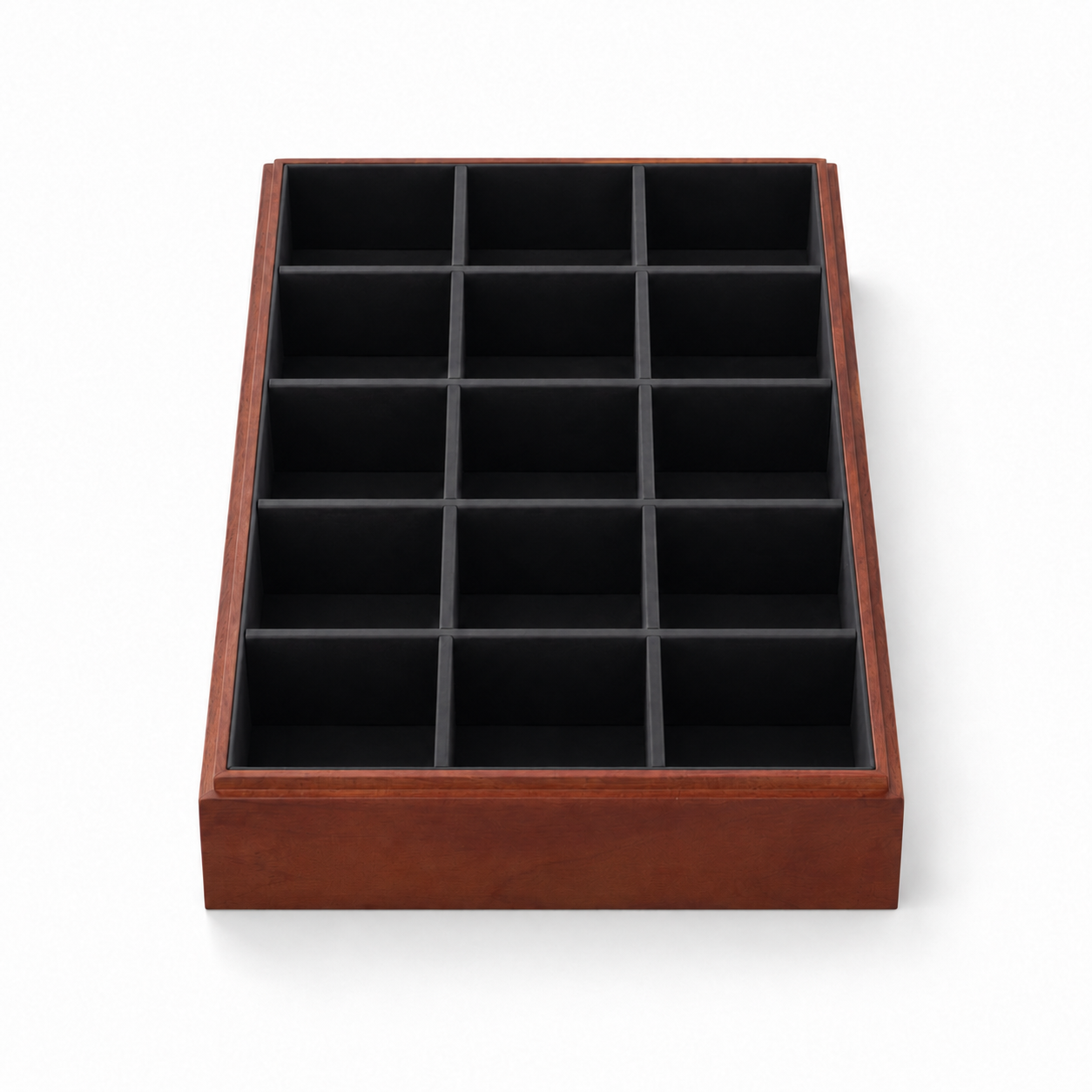 Black 15-Compartment Wooden Watch and Bracelet Display Tray – Jeweller Buy