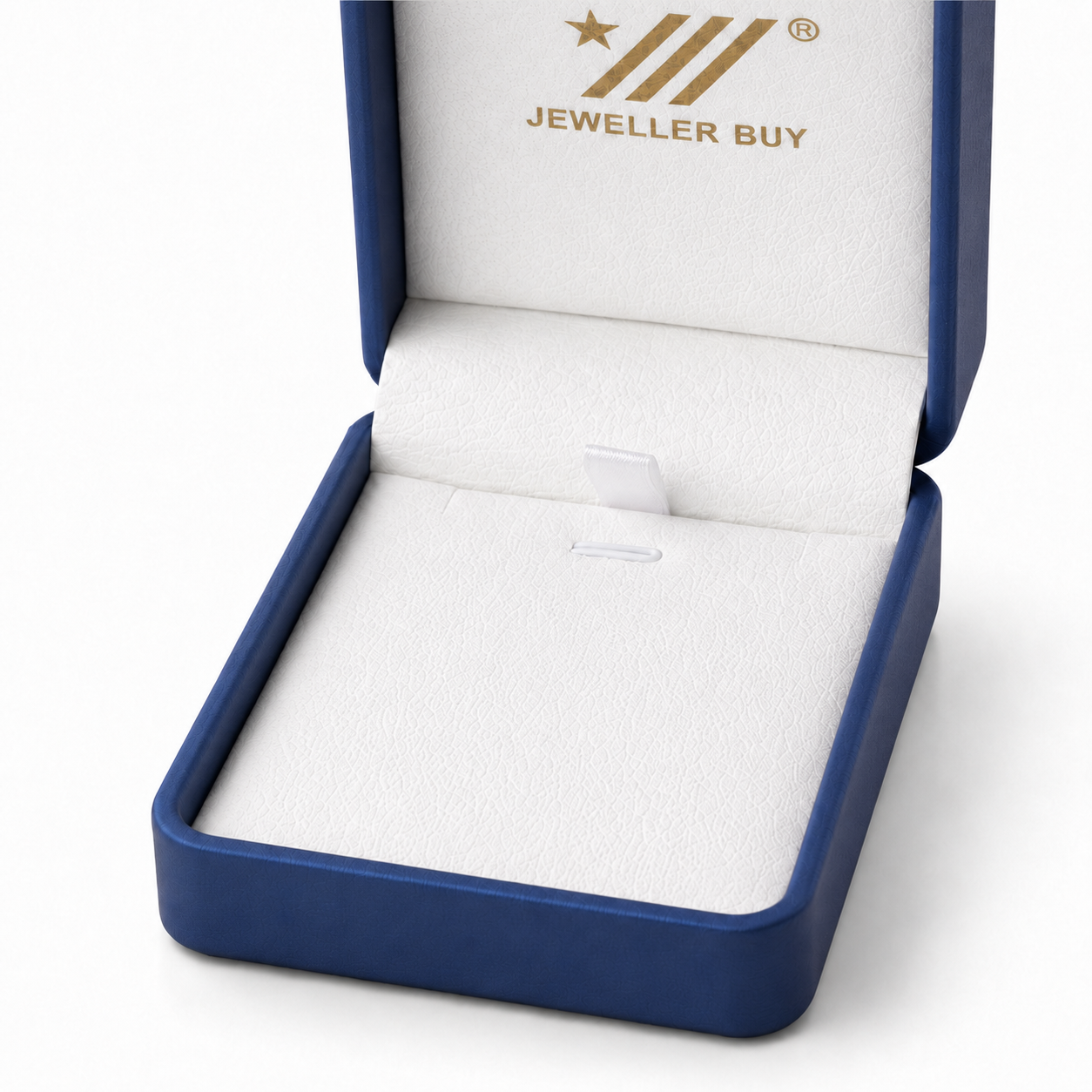 Blue PU Leather Necklace Box