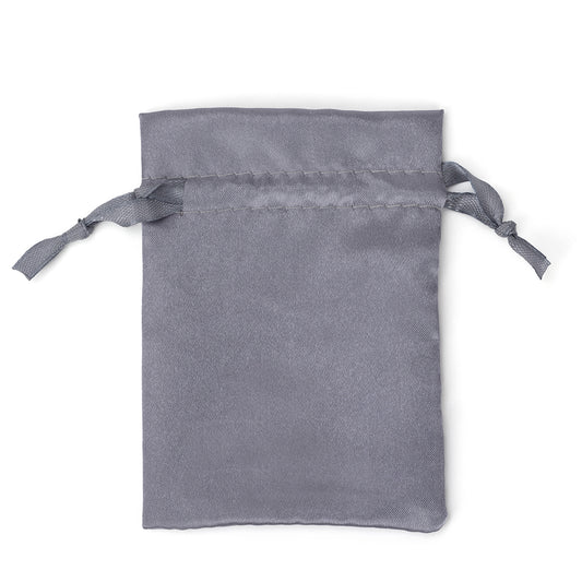 Gray Satin Pouch, Price for 50 Pieces