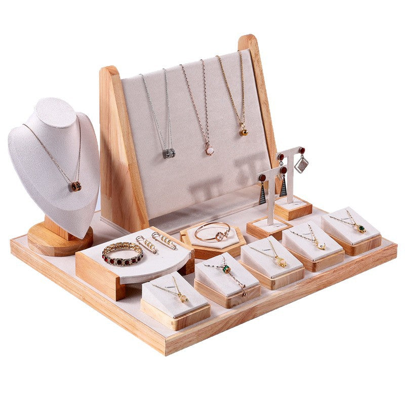 Jewelry display stand set display props ring necklace display stand neck jewelry model stall display set