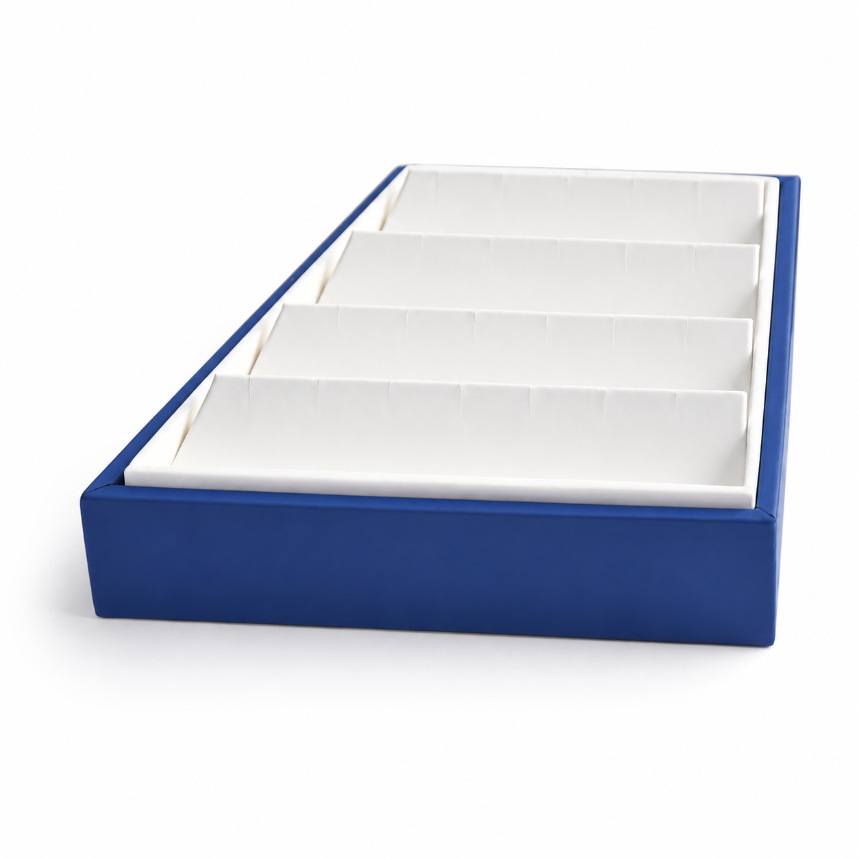 Compact stud earring display tray for 12 pairs of earrings