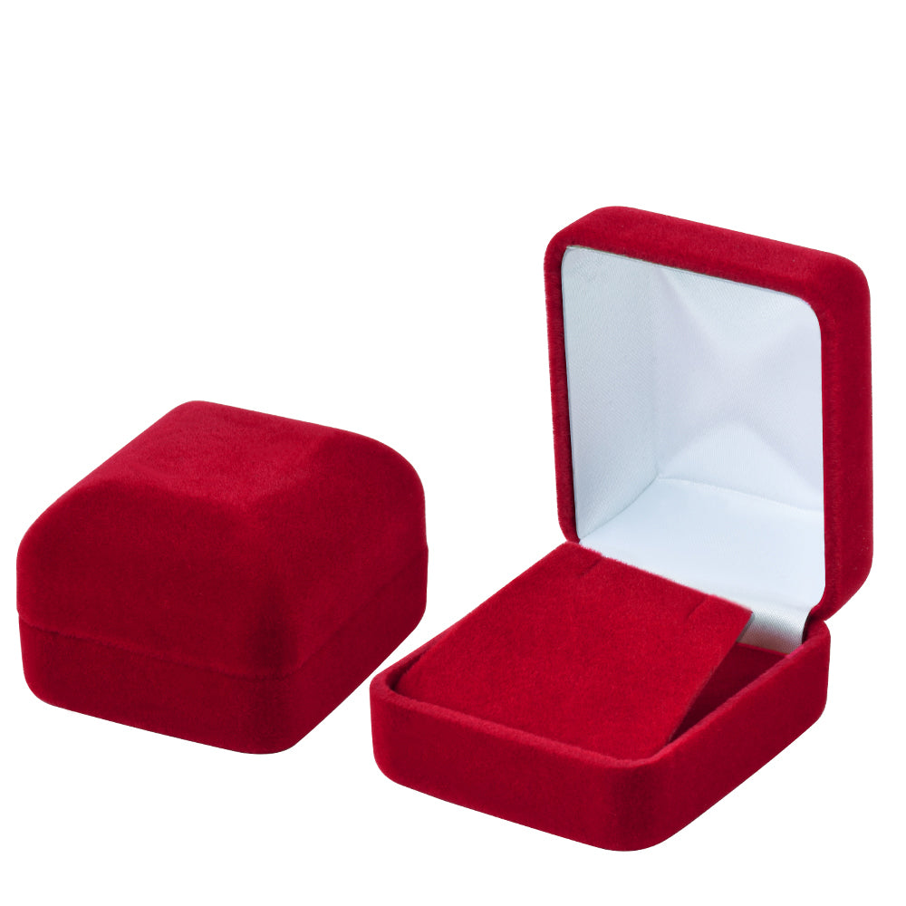 12 PCS Red Velvet Earring Boxes