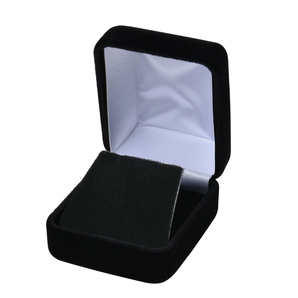 12PCS Black Velvet Earring Necklace Boxes