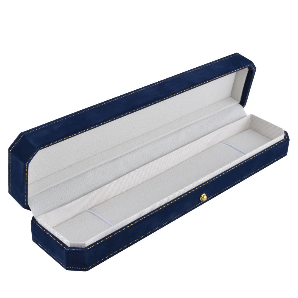 6PCS Luxury Blue Velvet Covered Bracelet Boxes