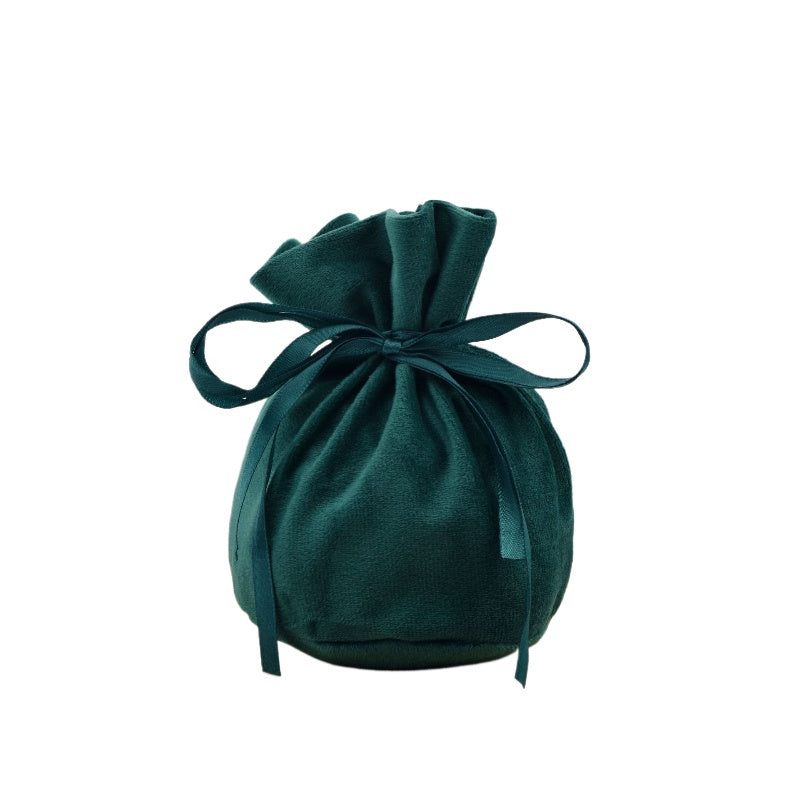 25PCS 9x12CM Fashion Vintage Velvet Stylish Jewelry Packaging Drawstring Gift Bag Wedding Festival Candy Chocolate Bag Party Jewelry Packaging Box