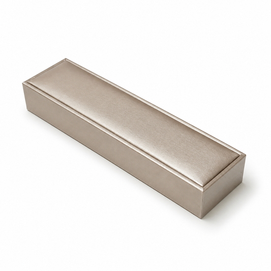 bracelet box - 12 Champagne Bracelet Boxes P06BR-C BK open view