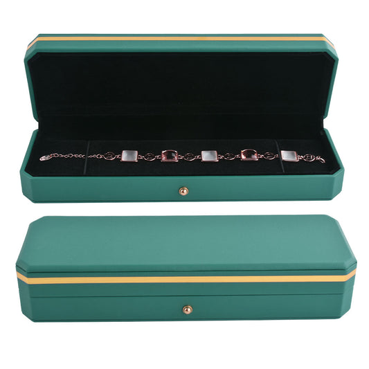 bracelet box - PU Bracelet Box P09BR-G BK open view