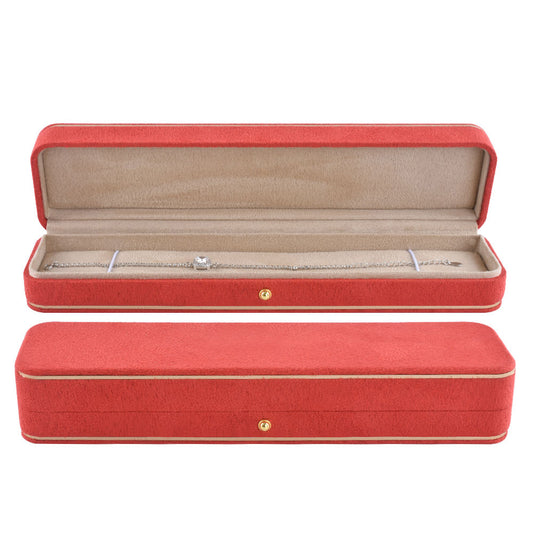 bracelet box - Suede Bracelet Box V15BR-O BK open view