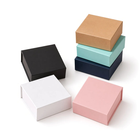 Custom magnetic paper jewelry box - view 2