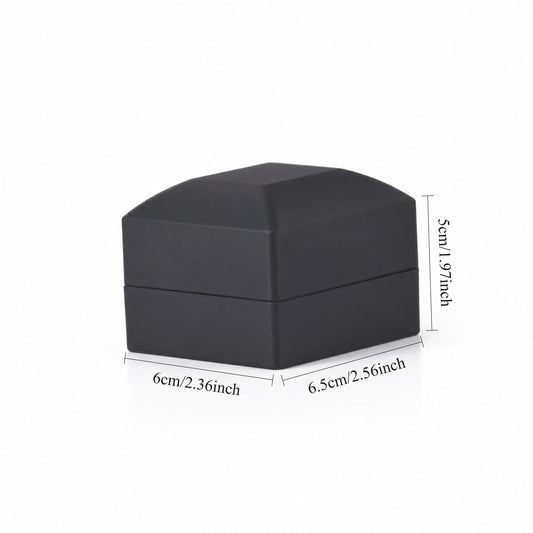 earring box - 12Pcs Black Earring Box LB56E-BK-12Pcs open view