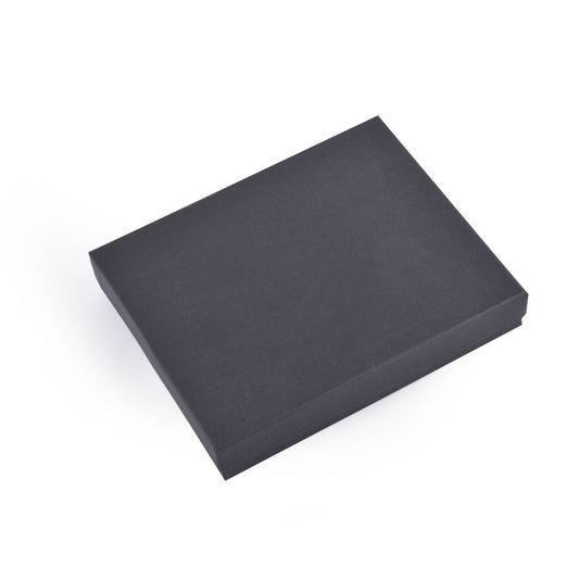 jewelry box - 100pcs Black Cotton Boxes BX2765BK open view