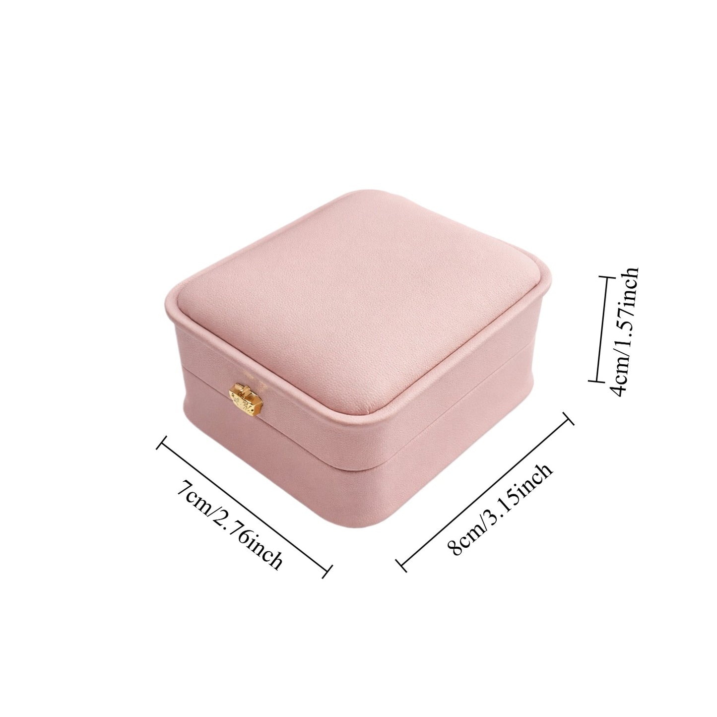 Jeweller Buy set of 12 soft pink pendant display cases with hinged lids and cushioned jewelry interiors.