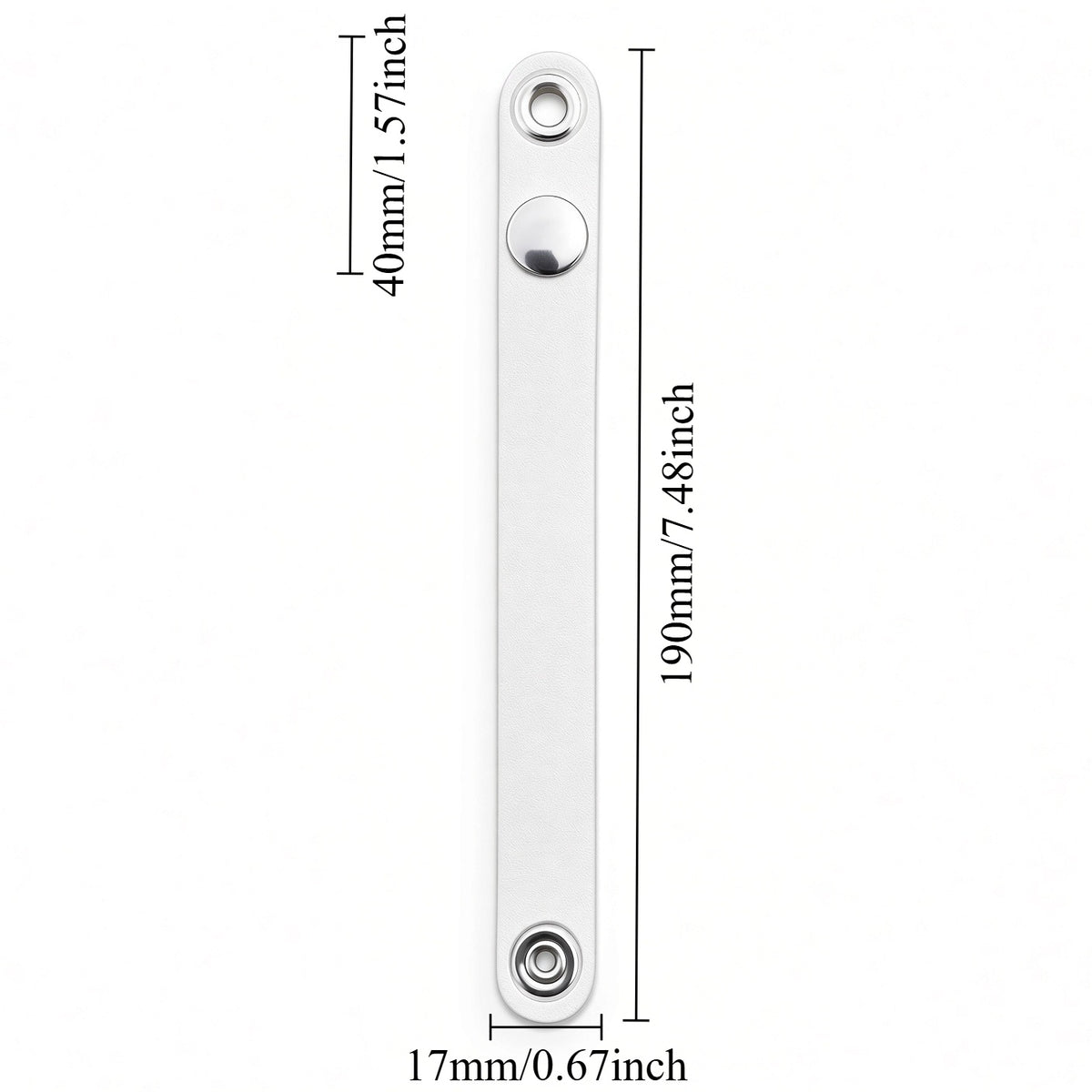necklace display - White Microfiber Leather Necklace Hangers 10 Pack OT001-W product view 06