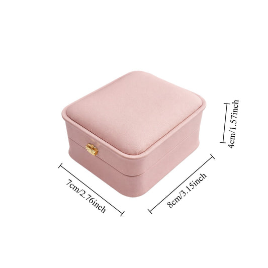 pendant box - 12 Pink Pendant Display Box Boxes P016-P1C-P W open view