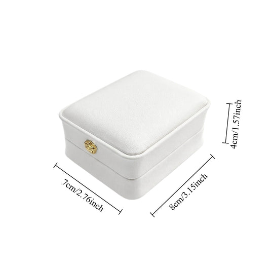 pendant box - 12 White Pendant Boxes P016-P1C-W W open view