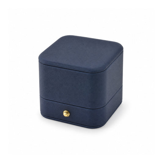 ring box - PU Ring Box P12R-ML BK open view