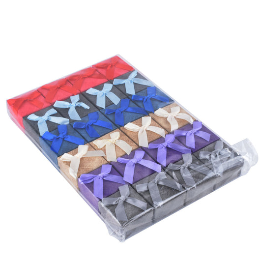 ring box - 24pcs Cardboard Ring Boxes B15-22-MX3 open view
