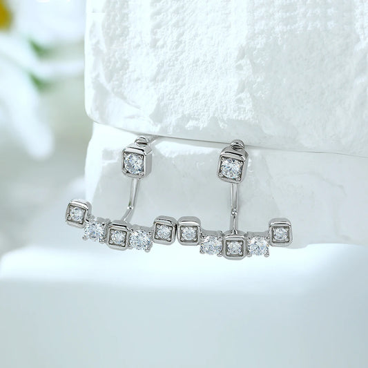 sterling silver jewelry - 925 Silver Earrings SLM0028E-catalogue open view