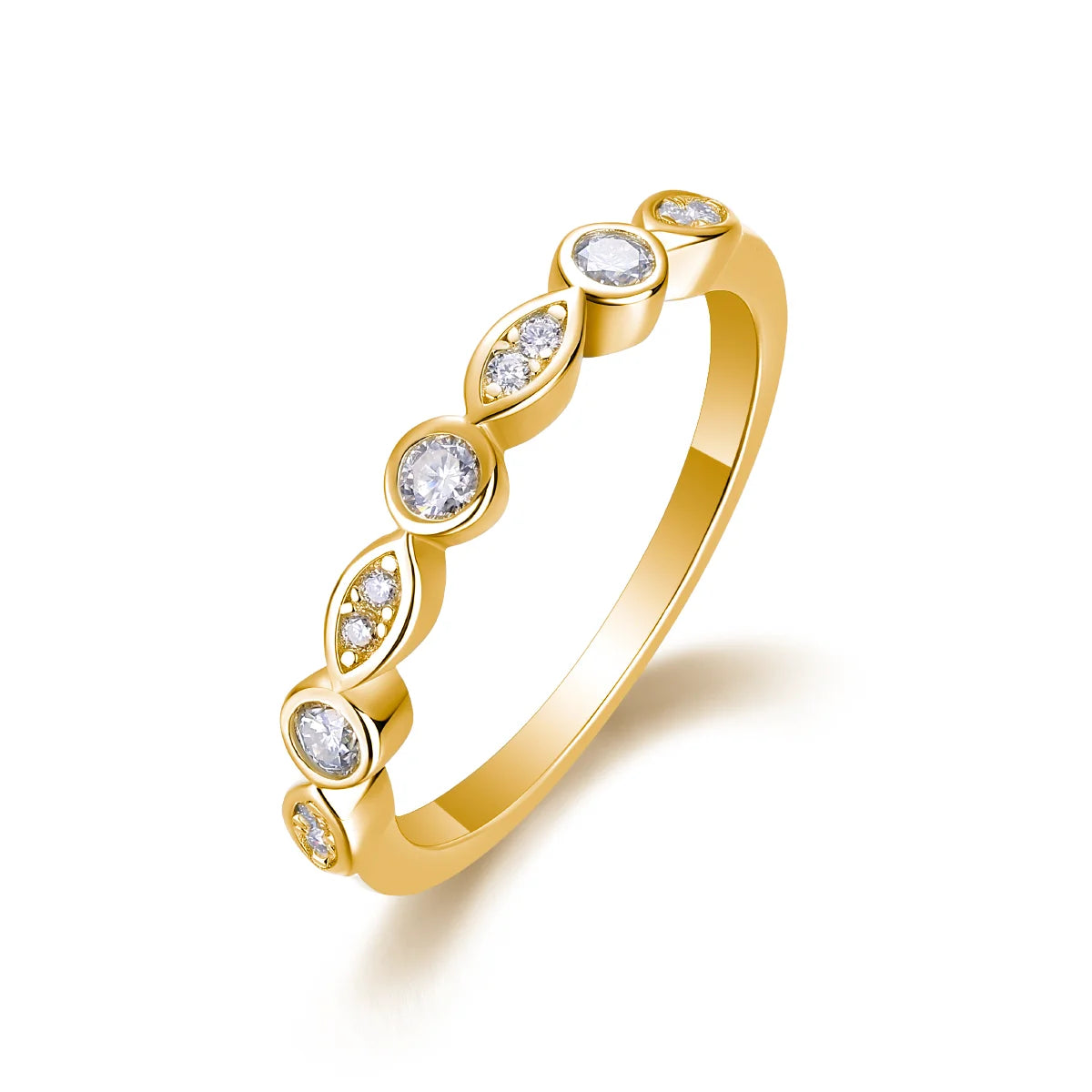 sterling silver jewelry - Silver Ring SLM0133R-Pink-5 product view 09
