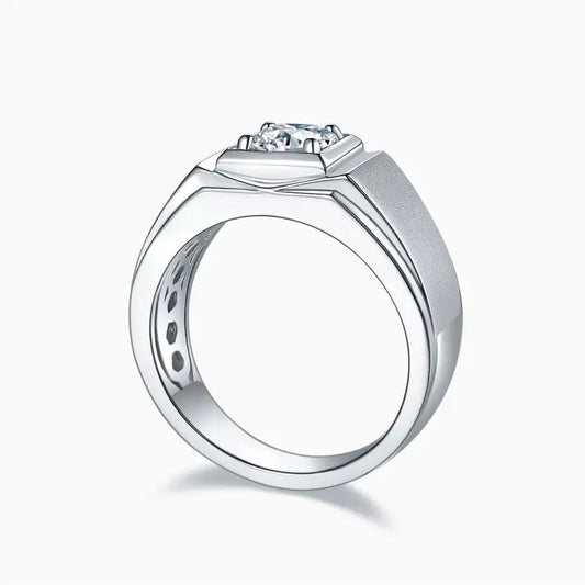 sterling silver jewelry - 925 Silver Ring SLM0078R-silver-6 open view