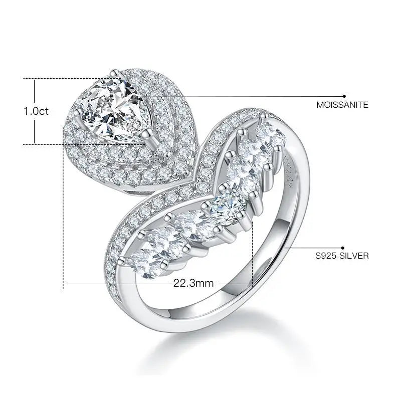 sterling silver jewelry - Ring SLM0056R-silver-6 detail view