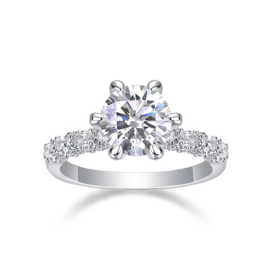 sterling silver jewelry - 925 Silver Rings Ring SLM0145R-silver-6 open view