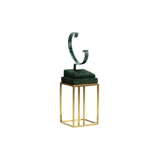 watch display - Green Metal Watch Display Stand Holder C01050 open view