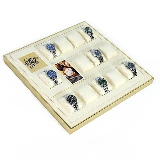 watch display - Microfiber Watch Display Tray C01723 open view