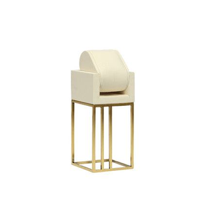 New Luxury Watch Display Set | Metal & Beige Stand for Store Window & Live Streaming