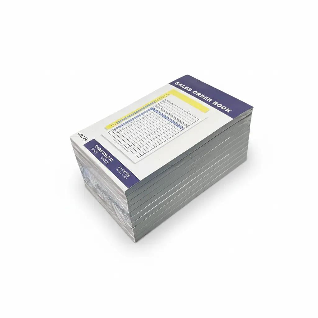 10PCS  Carbonless Invoice Book  2Part 50Sets 3 1/4"*5 3/4"